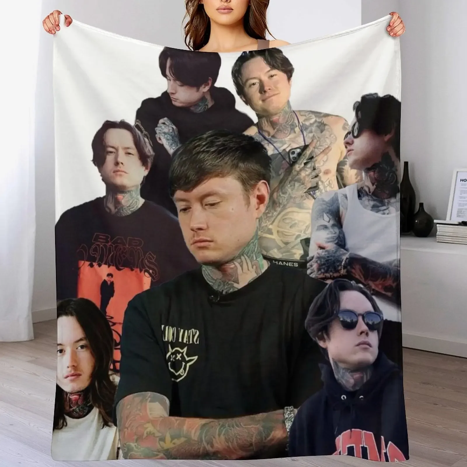 Noah Sebastian photo COLLAGE Throw Blanket Outdoor Soft Blanket for Picnic Beach Camping
Noah Sebastian photo COLLAGE Throw Blanket Outdoor Soft Blanket for Picnic Beach Camping