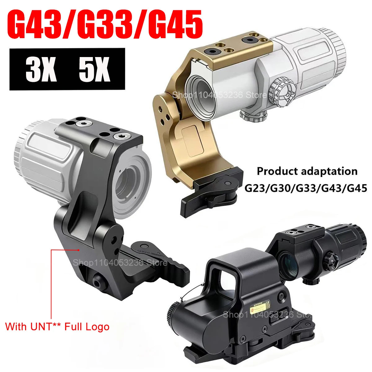 FTC Mount G43 G33 G45 3X 5X Magnifier Telescopic Sight EOTE** 558 Holographic Sight Red Dots Optic 20mm Hunting Rilfescope
FTC Mount G43 G33 G45 3X 5X Magnifier Telescopic Sight EOTE** 558 Holographic Sight Red Dots Optic 20mm Hunting Rilfescope