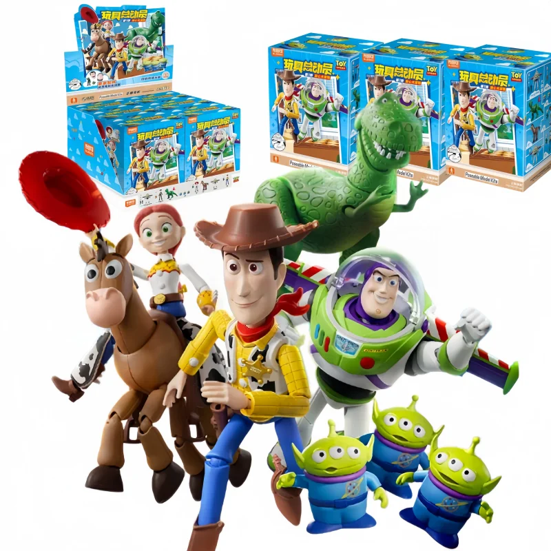 Hot Toy Story Blind Box Toys Action Figures Woody Buzz Lightyear Jessie Bullseye Rex Little Green Men Figura Model Doll Gifts
Hot Toy Story Blind Box Toys Action Figures Woody Buzz Lightyear Jessie Bullseye Rex Little Green Men Figura Model Doll Gifts