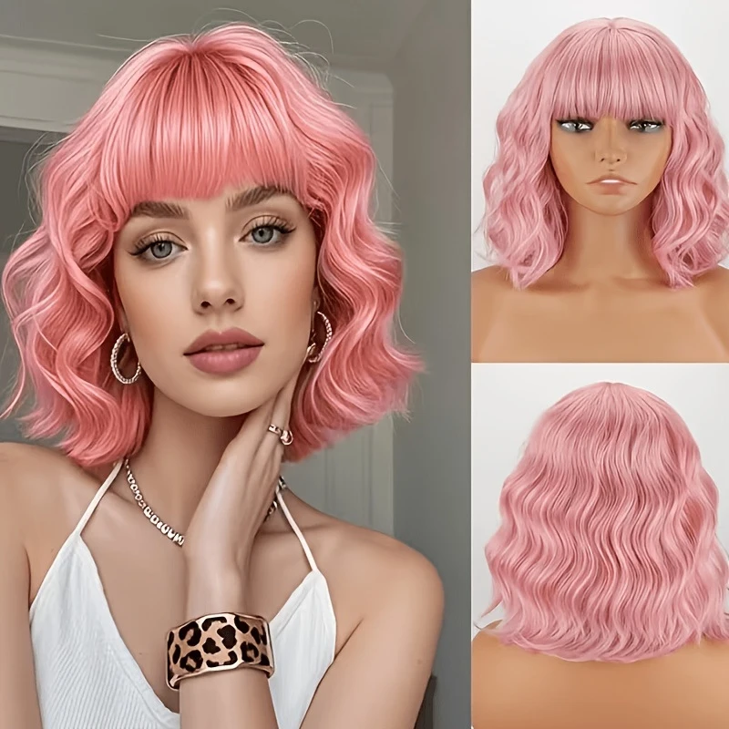 14inch Air bangs wavy short . Fashionable and versatile. 150% thick hair volume
14inch Air bangs wavy short . Fashionable and versatile. 150% thick hair volume