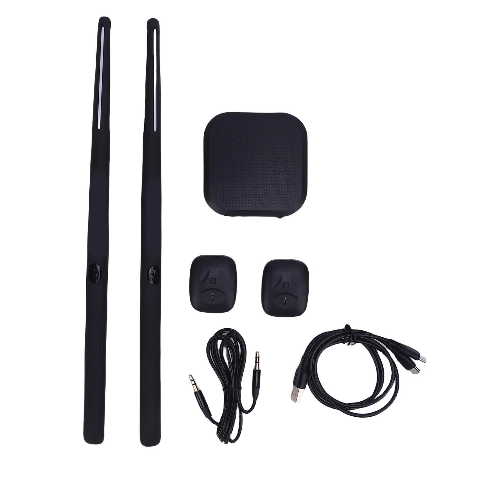 Air Drum Sticks Kit Multifunctional 3D Motion Sensor 8 Sounds RGB Portable Electronic Drum Set with Foot Pedal Air Drum Set
Air Drum Sticks Kit Multifunctional 3D Motion Sensor 8 Sounds RGB Portable Electronic Drum Set with Foot Pedal Air Drum Set