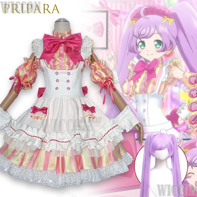 PriPara Laala Manaka Maid Cosplay Costume Full Set Anime Game Character Roleplay Outfit Women Halloween Lolita Navidad Carnival
PriPara Laala Manaka Maid Cosplay Costume Full Set Anime Game Character Roleplay Outfit Women Halloween Lolita Navidad Carnival