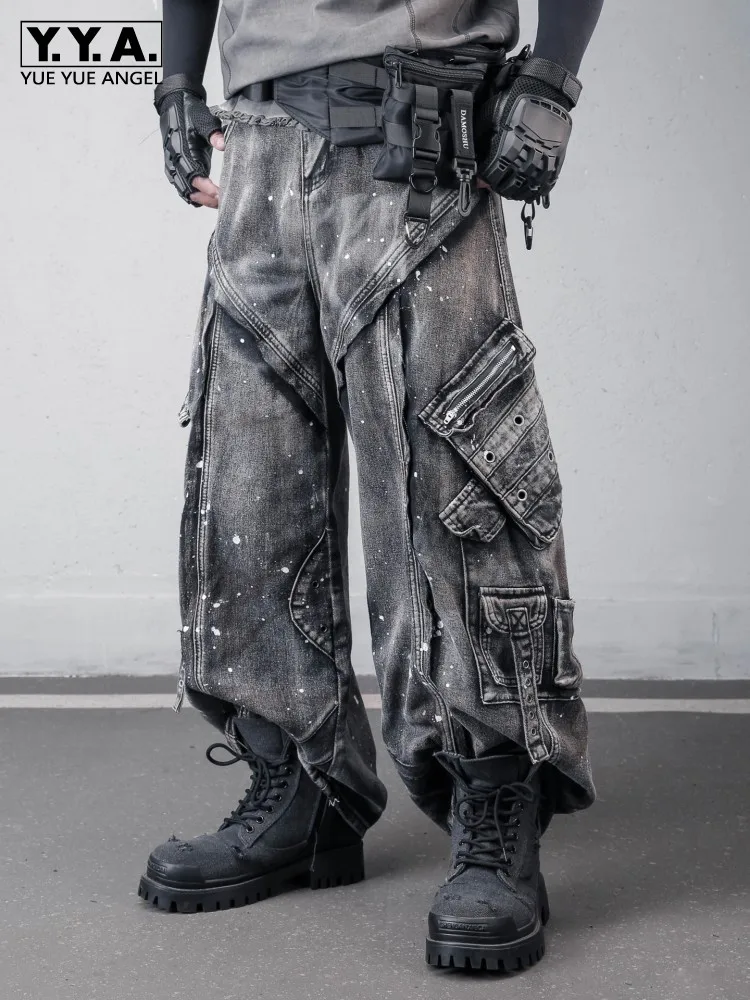 High Street Men Loose Fit Printed Multi Pockets Wide Leg Pants New Fashion Baggy Jeans Casual Hip Hop Cowboy Vintage Cargo Pants
High Street Men Loose Fit Printed Multi Pockets Wide Leg Pants New Fashion Baggy Jeans Casual Hip Hop Cowboy Vintage Cargo Pants
