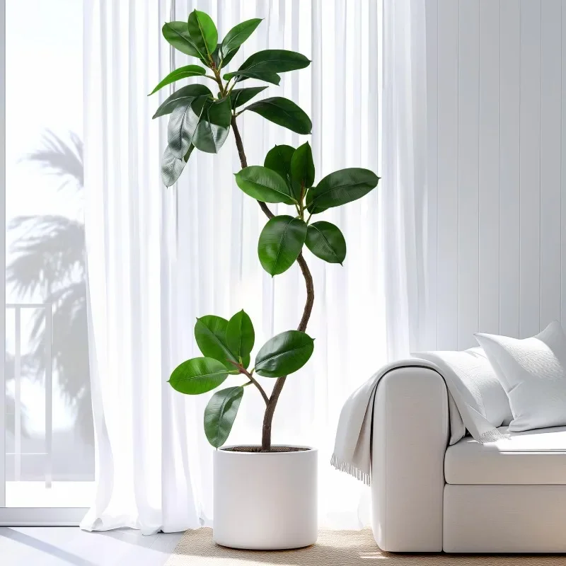 4.6~7.2FT Artificial Rubber Tree Faux Plants Indoor Faux Floor Plant Artificial Trees Indoor,Fake Plant Fake Tropical Plants
4.6~7.2FT Artificial Rubber Tree Faux Plants Indoor Faux Floor Plant Artificial Trees Indoor,Fake Plant Fake Tropical Plants