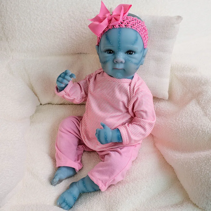 Полный виниловый аватар для тела, 48 см, реалистичная кукла Reborn для новорожденных, ручная краска с 3D видимыми венами
Полный виниловый аватар для тела, 48 см, реалистичная кукла Reborn для новорожденных, ручная краска с 3D видимыми венами
