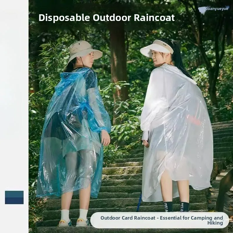 Thickened Long Card Raincoat Adult Men's Hiking Fishing Mountain Climbing Waterproof Portable Raincoat Disposable Raincoat
Thickened Long Card Raincoat Adult Men's Hiking Fishing Mountain Climbing Waterproof Portable Raincoat Disposable Raincoat