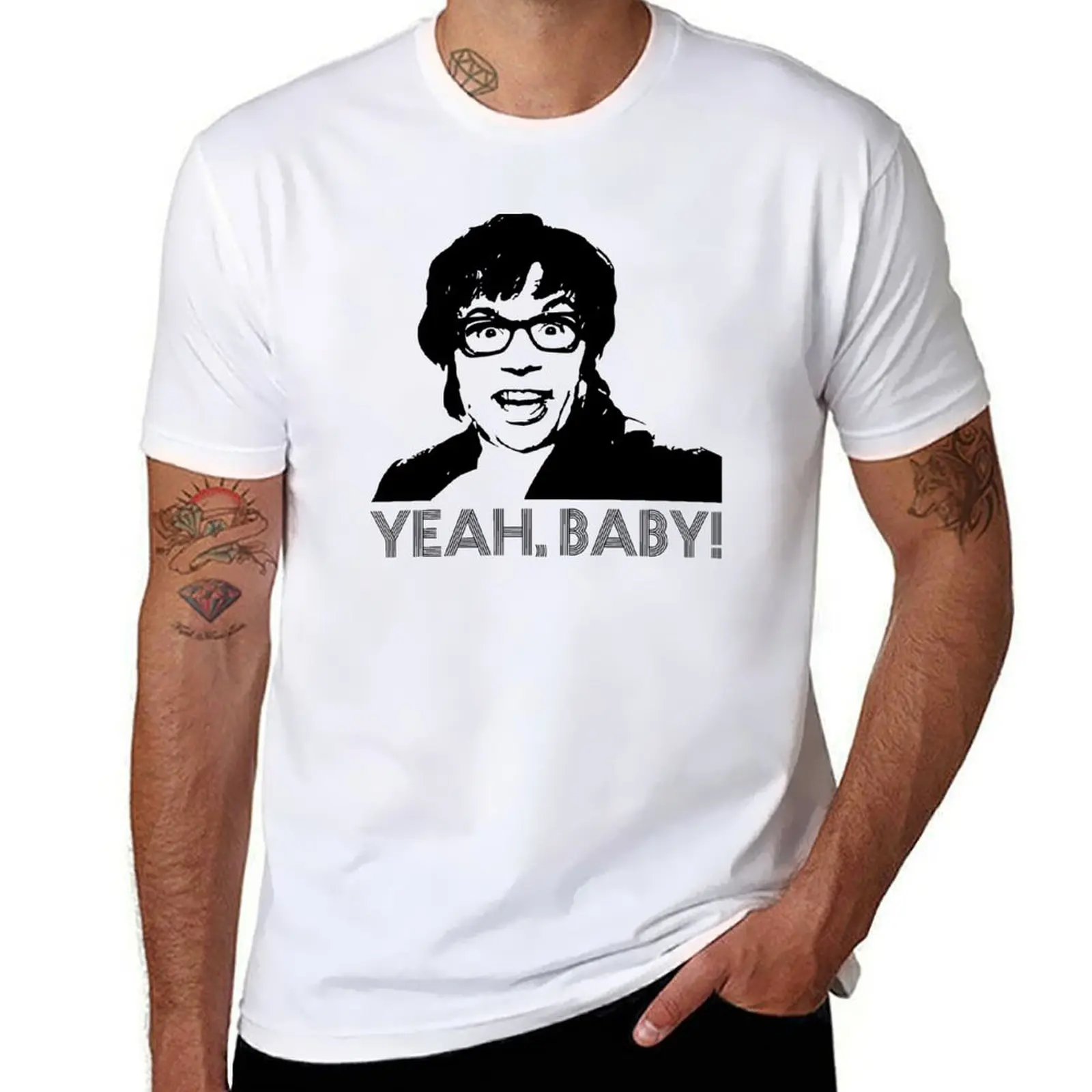 Austin Powers - Yeah baby! T-Shirt t shirt men 100% cotton luxury brand t shirts for man graphic tees
Austin Powers - Yeah baby! T-Shirt t shirt men 100% cotton luxury brand t shirts for man graphic tees