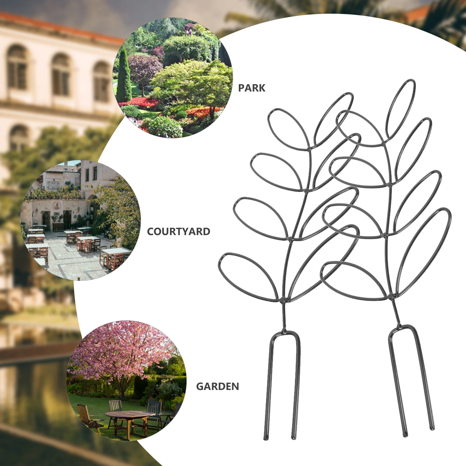 2 Pcs Plant Climbing Frame Garden Trellis Outdoor Frames Decorative Support Stake Indoor Gardening Tool Stand
2 Pcs Plant Climbing Frame Garden Trellis Outdoor Frames Decorative Support Stake Indoor Gardening Tool Stand