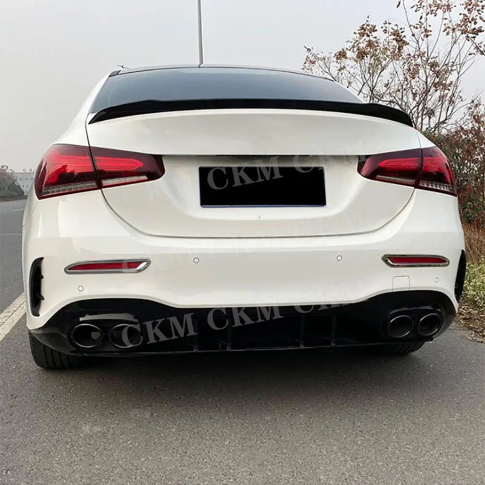 CKMUUER Glossy Black Rear Trunk Duck Spoiler Wing Body Kits Trims For Mercedes Benz A Class W177 A35 A45 AMG Sedan 2019-2023
CKMUUER Glossy Black Rear Trunk Duck Spoiler Wing Body Kits Trims For Mercedes Benz A Class W177 A35 A45 AMG Sedan 2019-2023