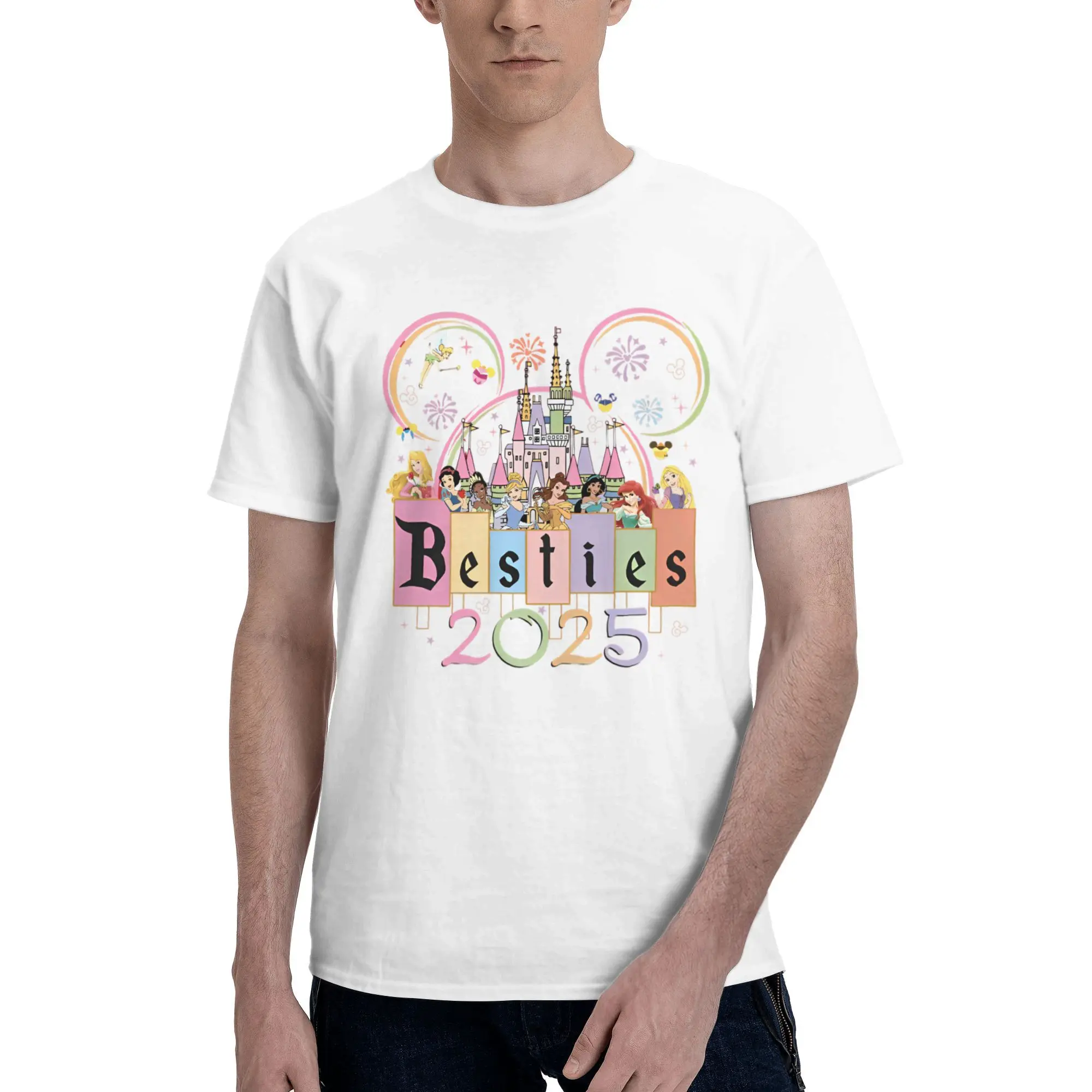 Футболки унисекс Princess Besties 2025 Magic Kingdom Merch, футболка из 100% хлопка, Новое поступление, топы, футболка
Футболки унисекс Princess Besties 2025 Magic Kingdom Merch, футболка из 100% хлопка, Новое поступление, топы, футболка