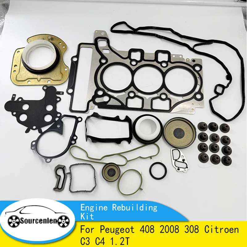 Brand New Engine Rebuilding Kit Overhual Gasket Sets For Peugeot 408 2008 308 Citroen C3 C4 1.2T 9807274280
Brand New Engine Rebuilding Kit Overhual Gasket Sets For Peugeot 408 2008 308 Citroen C3 C4 1.2T 9807274280