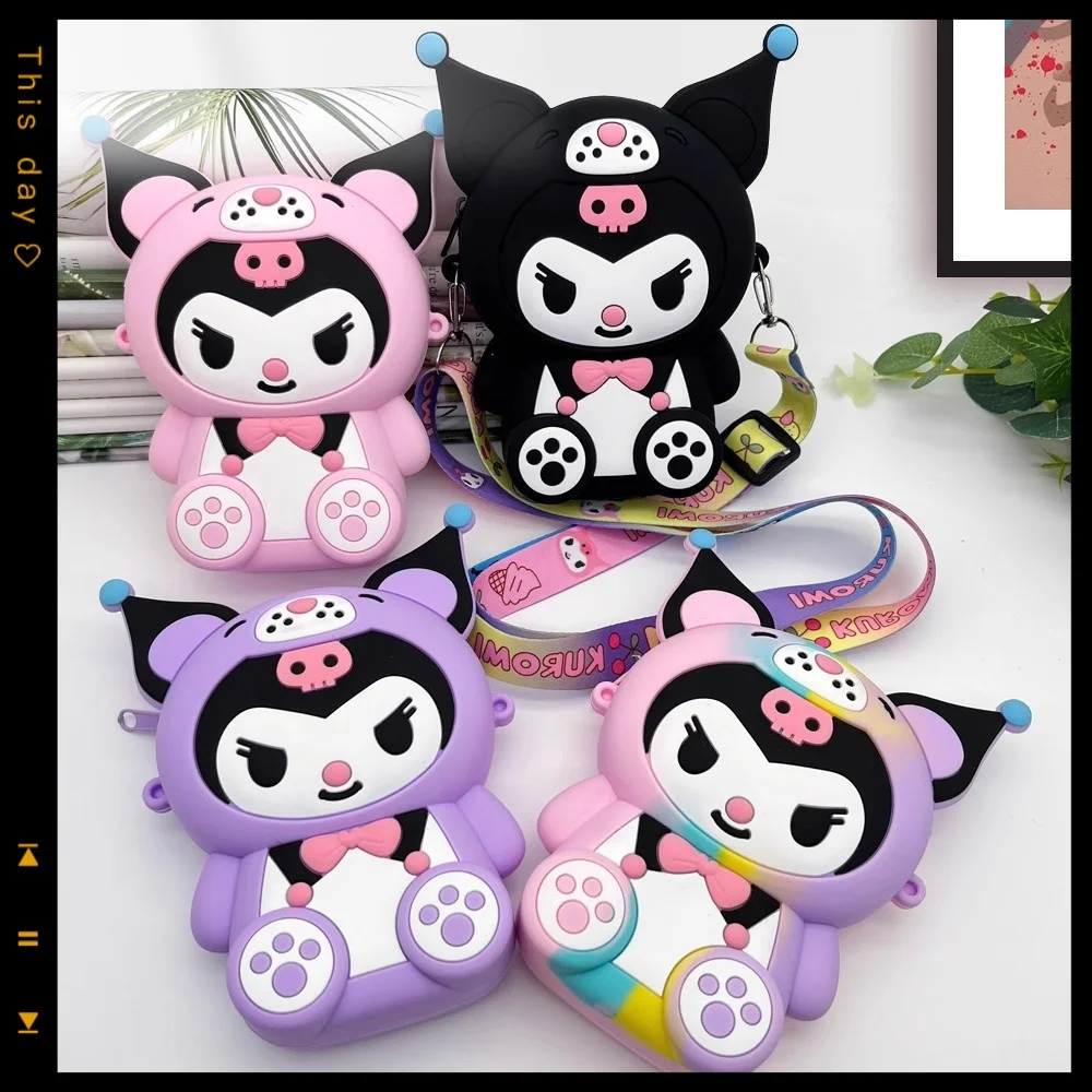 Kawaii Sanrio animation peripheral silicone coin purse crossbody Hello Kitty cute shoulder bag mini storage girl birthday gift
Kawaii Sanrio animation peripheral silicone coin purse crossbody Hello Kitty cute shoulder bag mini storage girl birthday gift