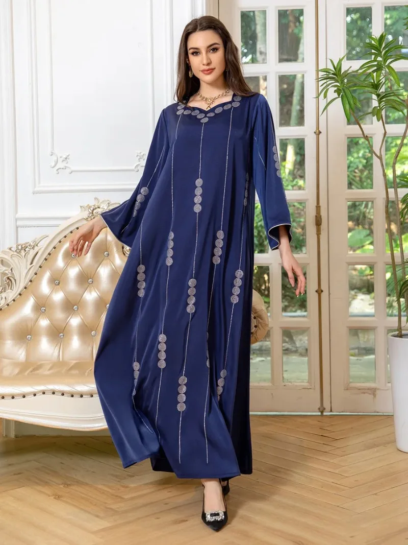 Мусульманская Мода Eid Women Abayas Сатиновые Длинные платья турецкий Африканский кафтан одежда Марокканская Повседневная кебая 2024
Мусульманская Мода Eid Women Abayas Сатиновые Длинные платья турецкий Африканский кафтан одежда Марокканская Повседневная кебая 2024