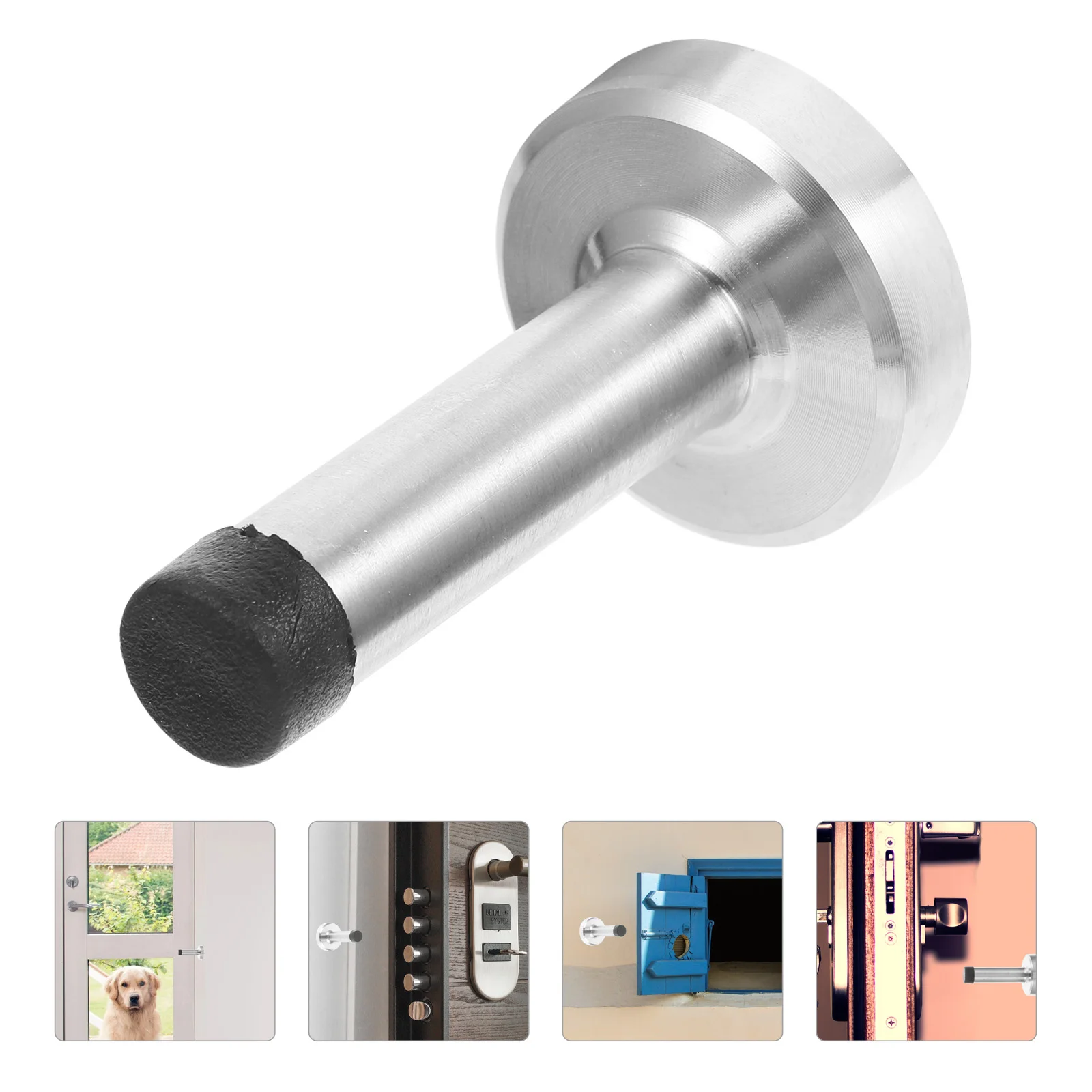 2 Pack 9.5cm Silver Wall Door Stopper Protectors for Home Office Barn Doors Stops from Slamming Weatherproof Rustproof
2 Pack 9.5cm Silver Wall Door Stopper Protectors for Home Office Barn Doors Stops from Slamming Weatherproof Rustproof