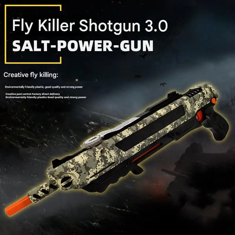 Fly and Mosquito Gun New Gift Salt Gun Bullet Gun Adult Toy Gun Mosquito and Fly Gun Outdoor Fun Sports
Fly and Mosquito Gun New Gift Salt Gun Bullet Gun Adult Toy Gun Mosquito and Fly Gun Outdoor Fun Sports