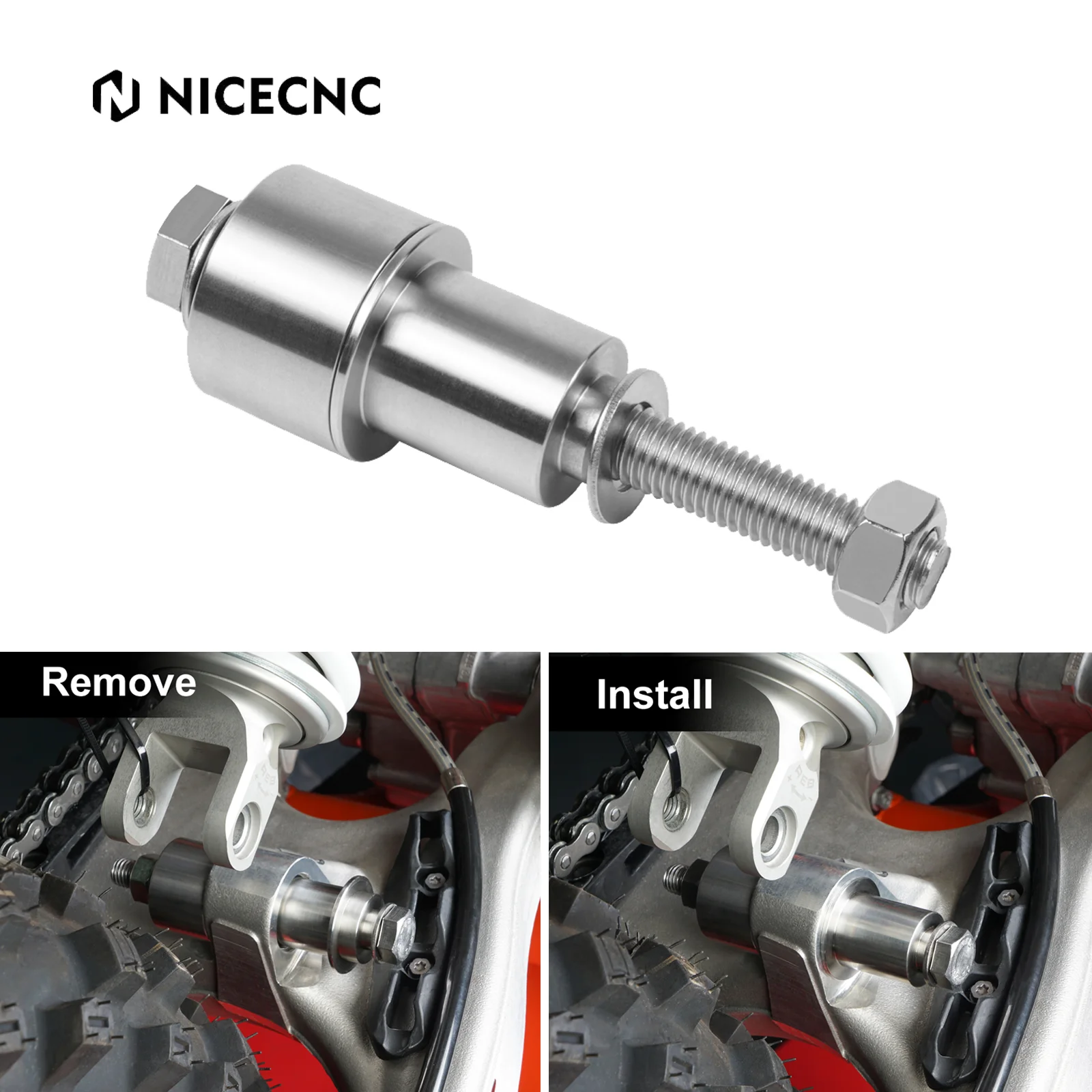 NICECNC For KTM EXC 300 2017-2022 EXC 250 EXCF 350 EXC 450 XCW 250 XC-W 300 PDS Rear Suspension Lower Shock Bearing Press Tool
NICECNC For KTM EXC 300 2017-2022 EXC 250 EXCF 350 EXC 450 XCW 250 XC-W 300 PDS Rear Suspension Lower Shock Bearing Press Tool