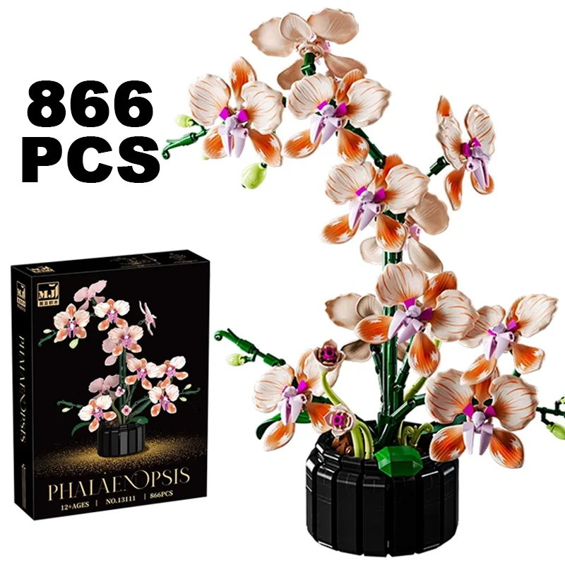 866 PCS Kreative Bouquet Orchidee Blumen Bausteine Romantische Dekoration Ziegel Spielzeug Valentinstag Geschenk
866 PCS Kreative Bouquet Orchidee Blumen Bausteine Romantische Dekoration Ziegel Spielzeug Valentinstag Geschenk