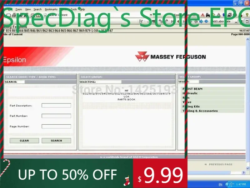 Запасные части SpecDiag Massey Ferguson 2022 UK+SA+NA
Запасные части SpecDiag Massey Ferguson 2022 UK+SA+NA