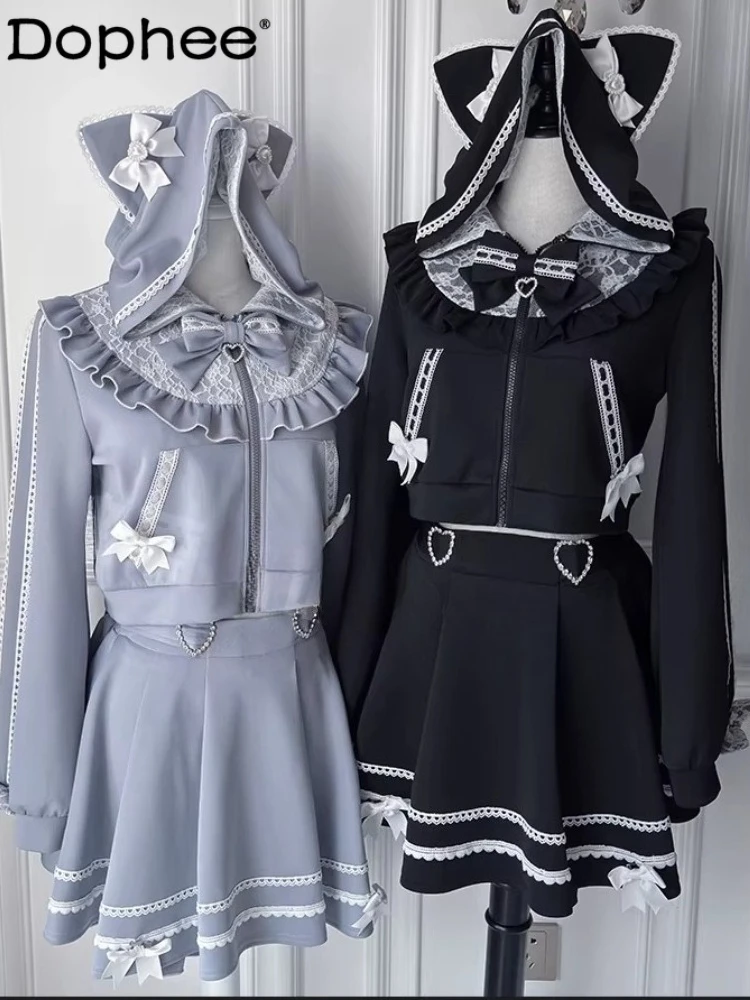 Y2K субкультура стиль японский оригинальный наряд Лолиты осень-зима милый кошачий ухо с длинными рукавами модный милый крутой наряд для девочек
Y2K субкультура стиль японский оригинальный наряд Лолиты осень-зима милый кошачий ухо с длинными рукавами модный милый крутой наряд для девочек