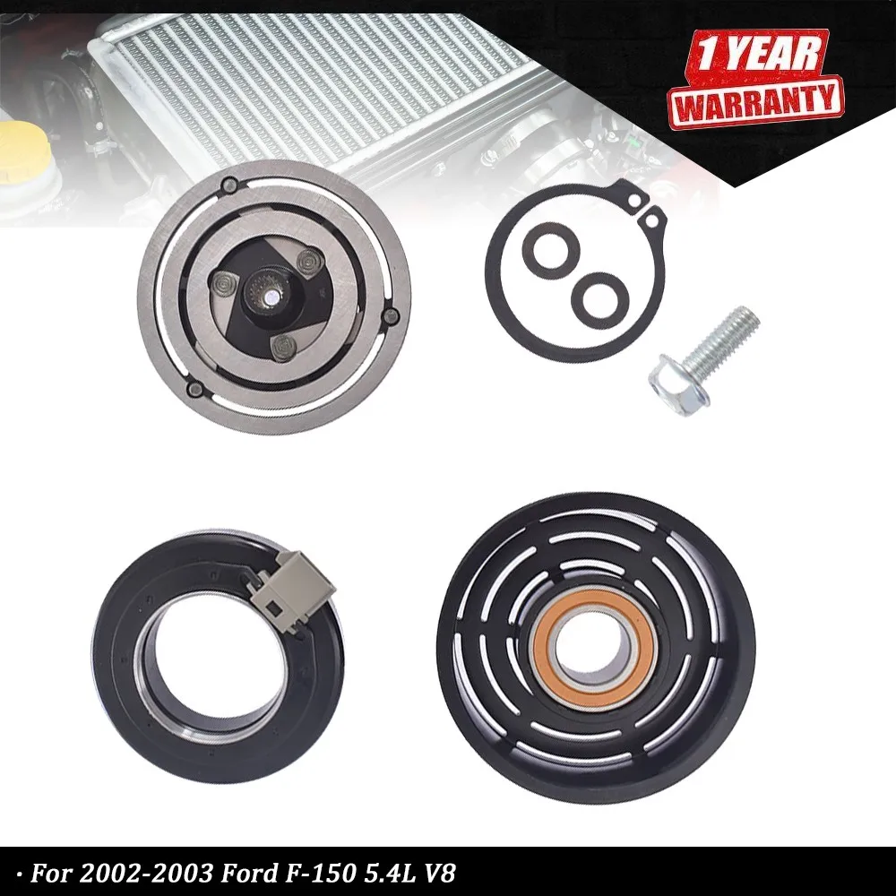 A/C AC Compressor Clutch Kit Coil Pulley Plate For Ford F-150 2002-2003 5.4L V8
A/C AC Compressor Clutch Kit Coil Pulley Plate For Ford F-150 2002-2003 5.4L V8
