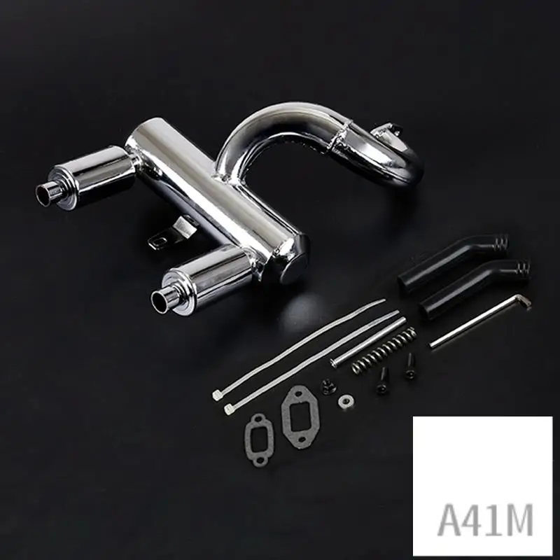 RC Car Double Mute Pipe Exhaust Pipe For 1/5 Losi 5Ive T Rovan LT 29CC 30.5CC 32CC 36CC 45CC Engine Rc Car Update Accessories-AM
RC Car Double Mute Pipe Exhaust Pipe For 1/5 Losi 5Ive T Rovan LT 29CC 30.5CC 32CC 36CC 45CC Engine Rc Car Update Accessories-AM