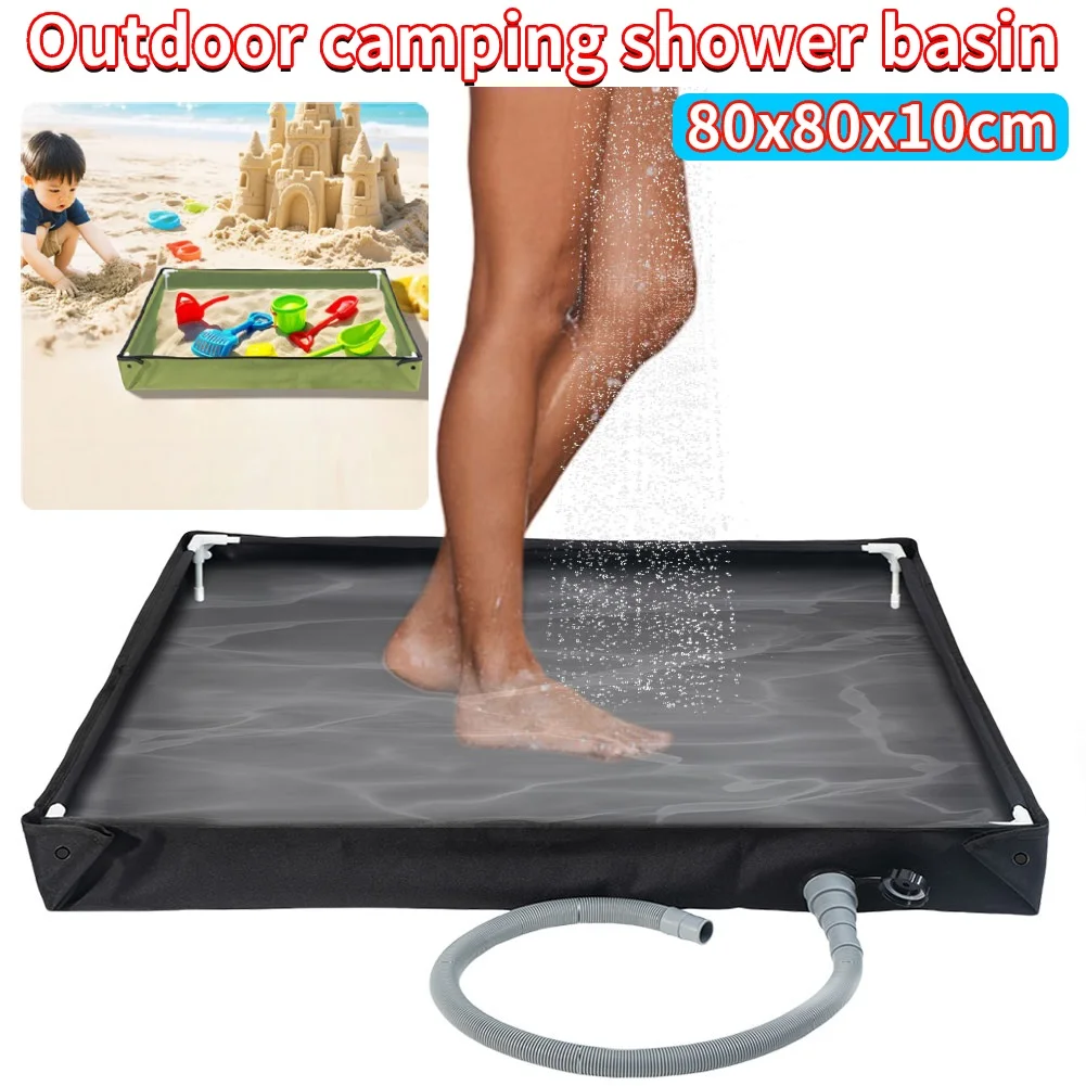 Camping Shower Tent Floor Base with Drain Hose Outdoor Tent Shower Tray for RV Outdoor Camping Shower Beach Pet Bath
Camping Shower Tent Floor Base with Drain Hose Outdoor Tent Shower Tray for RV Outdoor Camping Shower Beach Pet Bath