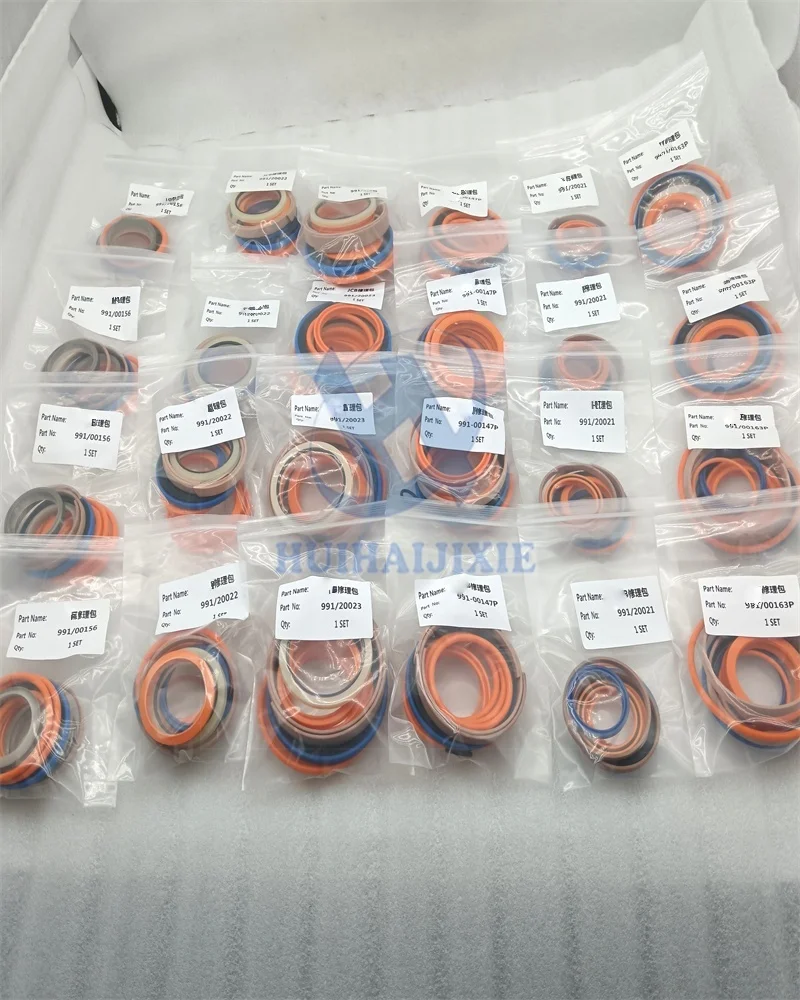 Hydraulic Cylinder Seal Kit 991/00156 991/20022 991/20021 991/20023 991/00147P 991/00163P for JCB Backhoe Loader 3CX 4CX
Hydraulic Cylinder Seal Kit 991/00156 991/20022 991/20021 991/20023 991/00147P 991/00163P for JCB Backhoe Loader 3CX 4CX