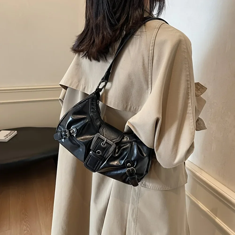 Y2K Style Women's Faux Leather Shoulder Backpack - Funny Homeless Handbag with Safety Buckle
Y2K Style Women's Faux Leather Shoulder Backpack - Funny Homeless Handbag with Safety Buckle