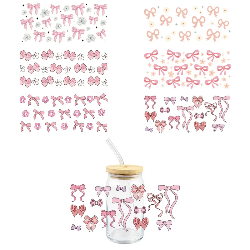 Pink Bow UV DTF Wrap Transfer Stickers Cartoon Beautiful Design Waterproof Wrap For Glasses Coffee Cups Mugs Decal
Pink Bow UV DTF Wrap Transfer Stickers Cartoon Beautiful Design Waterproof Wrap For Glasses Coffee Cups Mugs Decal
