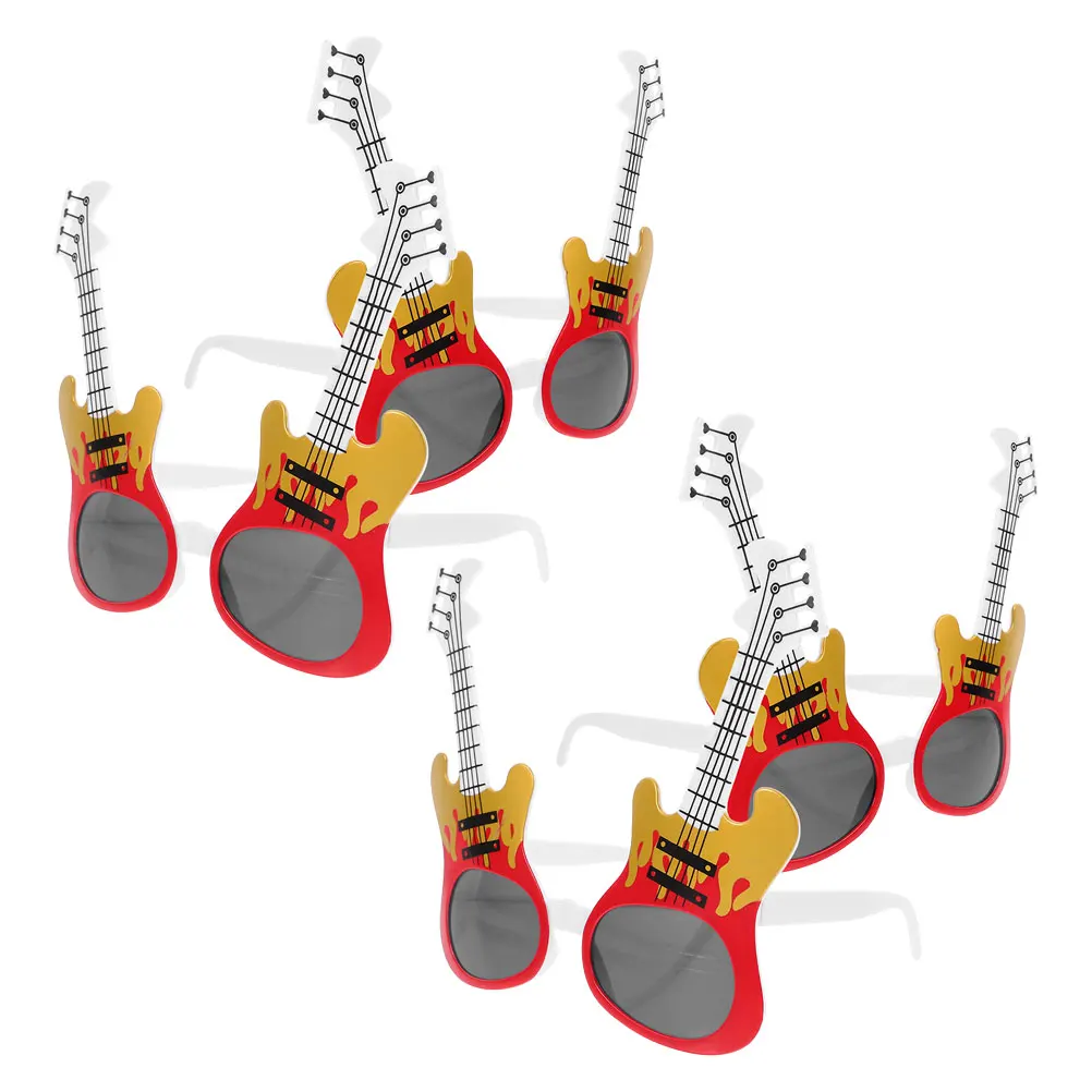 4 Pcs Glasses Rock Funny Sunglasses Electric Guitar Music Festival Accessories Carnival Eyewear Party Pool
4 Pcs Glasses Rock Funny Sunglasses Electric Guitar Music Festival Accessories Carnival Eyewear Party Pool