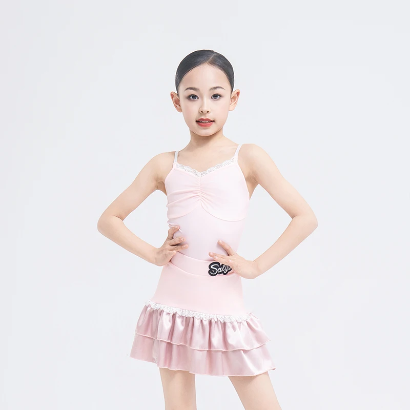 Latin Dance Costume Children Professional Dance Competition Practice Clothes Girls Pink Suspenders Top Pleated Skirt Set XH3009
Latin Dance Costume Children Professional Dance Competition Practice Clothes Girls Pink Suspenders Top Pleated Skirt Set XH3009