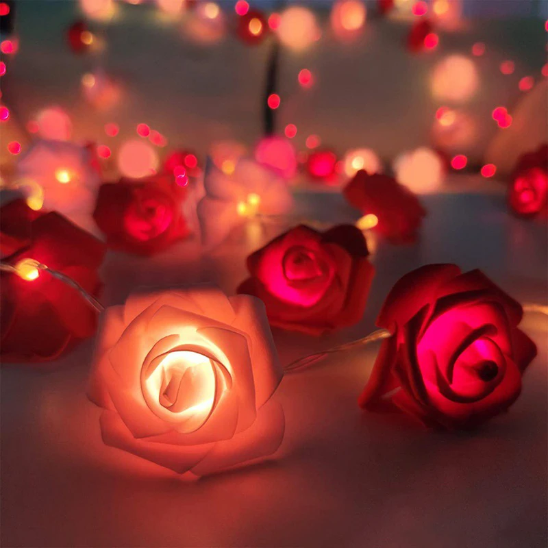 20LEDs Artificial Rose Flower String Light Wedding Party Fairy Garland Lamp Room Decoration Ramadan 2026 Valentine's Day Decor
20LEDs Artificial Rose Flower String Light Wedding Party Fairy Garland Lamp Room Decoration Ramadan 2026 Valentine's Day Decor