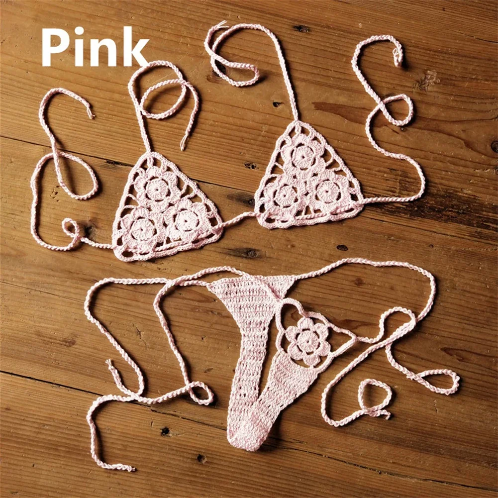 Bra Thongs Sexy Swimsuit Pink Red Sexy Swimsuit White Beach Swimwear Bra Thong Set Brand New Crochet Bikini Set
Bra Thongs Sexy Swimsuit Pink Red Sexy Swimsuit White Beach Swimwear Bra Thong Set Brand New Crochet Bikini Set