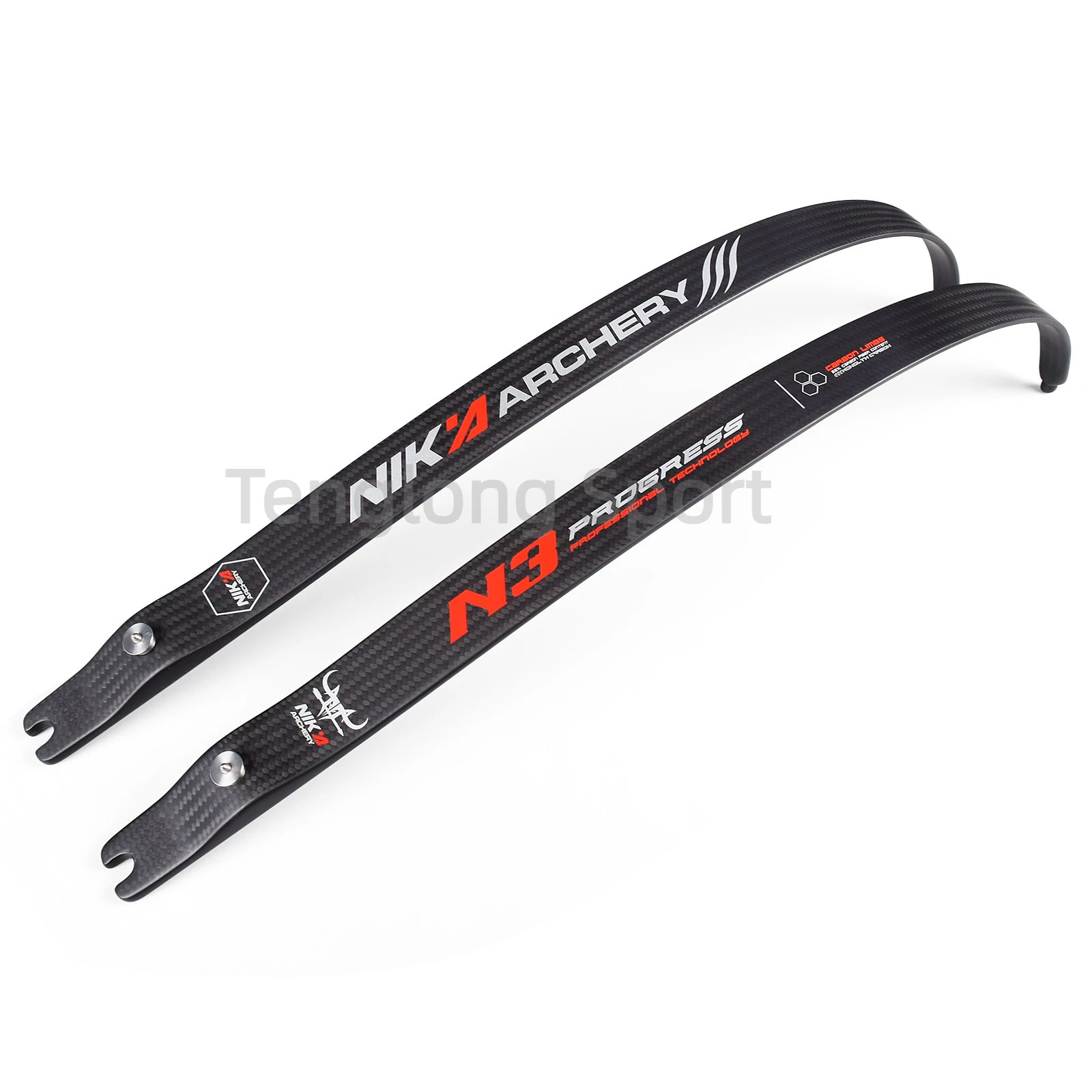 66in Archery Bow Limbs, N3 Carbon Fibre Recurve Bow Limbs ILF Interface Black Color 1 Pair
66in Archery Bow Limbs, N3 Carbon Fibre Recurve Bow Limbs ILF Interface Black Color 1 Pair