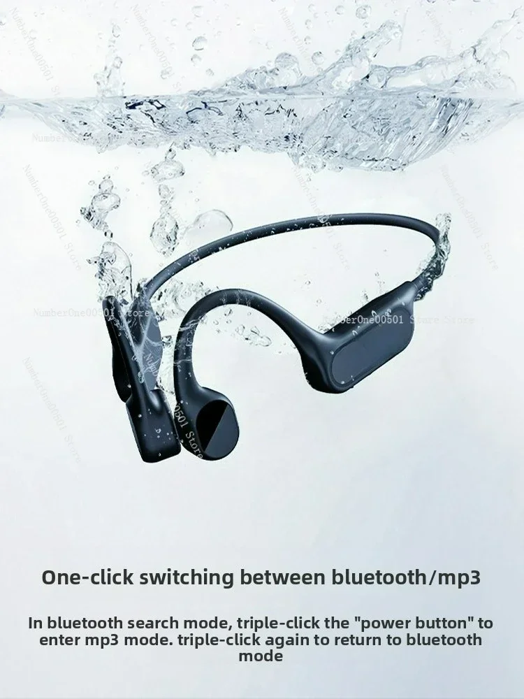 Bone Conduction Headphones 6.0 Bluetooth MP3 Player IPX8 Waterproof for Swimming Running Sports Underwater Music Built in MP3
Bone Conduction Headphones 6.0 Bluetooth MP3 Player IPX8 Waterproof for Swimming Running Sports Underwater Music Built in MP3