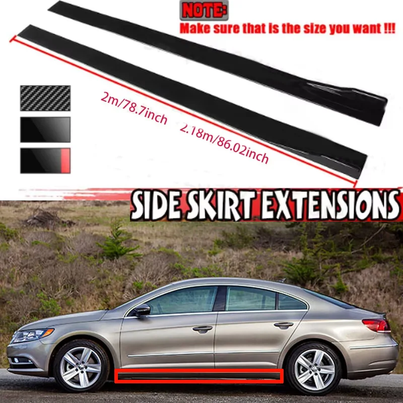 FOR VW CC 2M Car Side Skirt Extension Plate Lip Separator Bumper 2.18M Racing Side Spoiler
FOR VW CC 2M Car Side Skirt Extension Plate Lip Separator Bumper 2.18M Racing Side Spoiler