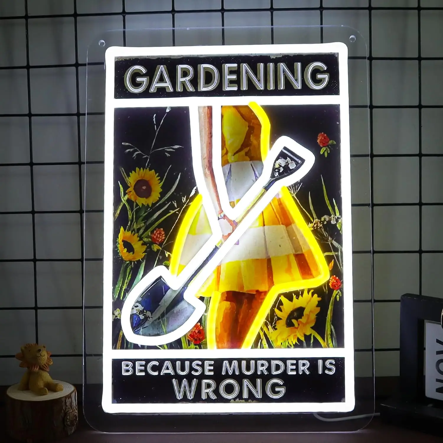 "Because Murder Is Wrong" Neon Sign USB Powered LED Light for Bar Party Gaming Room Bedroom Decoration Gift Art Wall Light
"Because Murder Is Wrong" Neon Sign USB Powered LED Light for Bar Party Gaming Room Bedroom Decoration Gift Art Wall Light