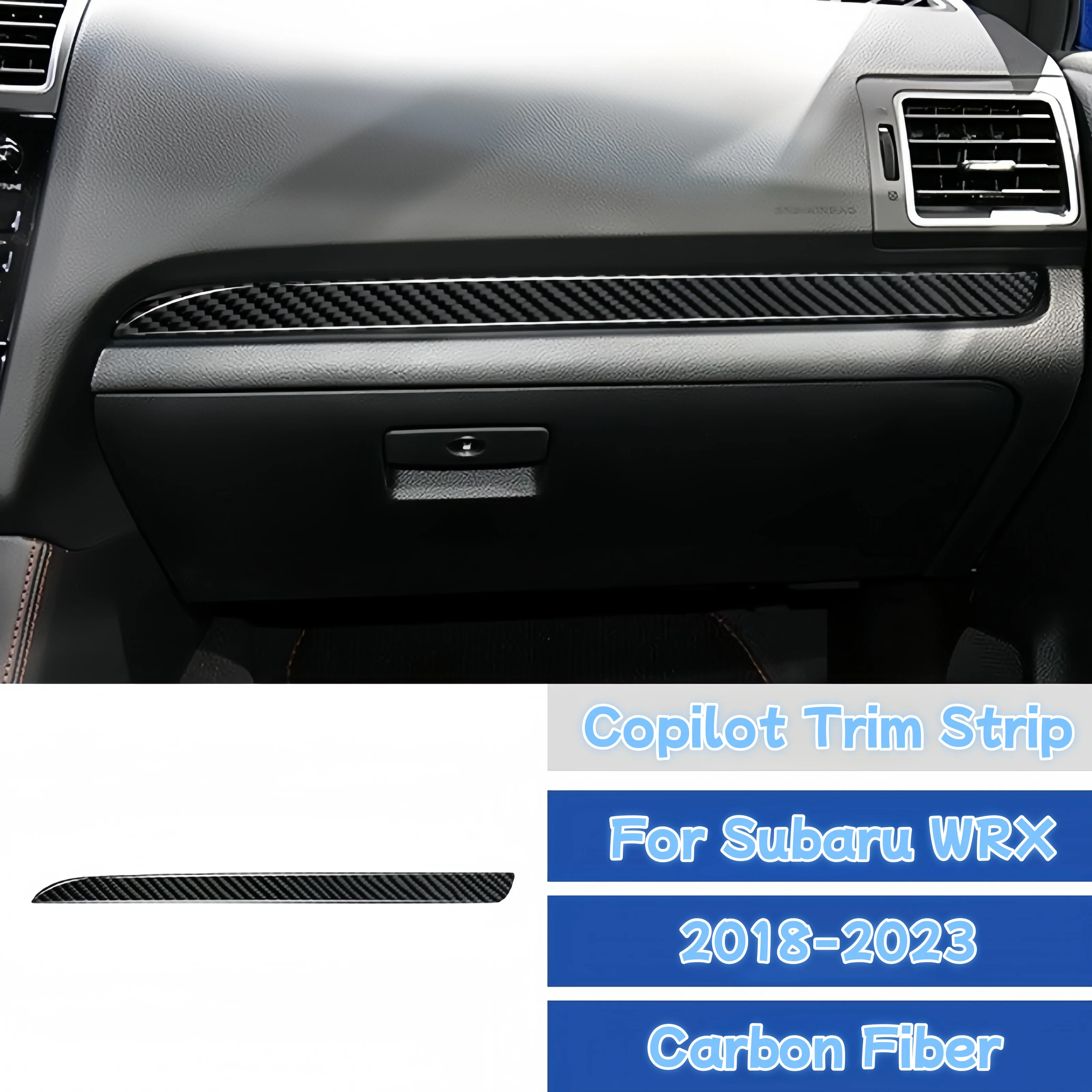 For Subaru WRX 2018-2023 Carbon Fiber Car Copilot Dashboard Panel Trim Strip Decorative Sticker Interior Accessories
For Subaru WRX 2018-2023 Carbon Fiber Car Copilot Dashboard Panel Trim Strip Decorative Sticker Interior Accessories