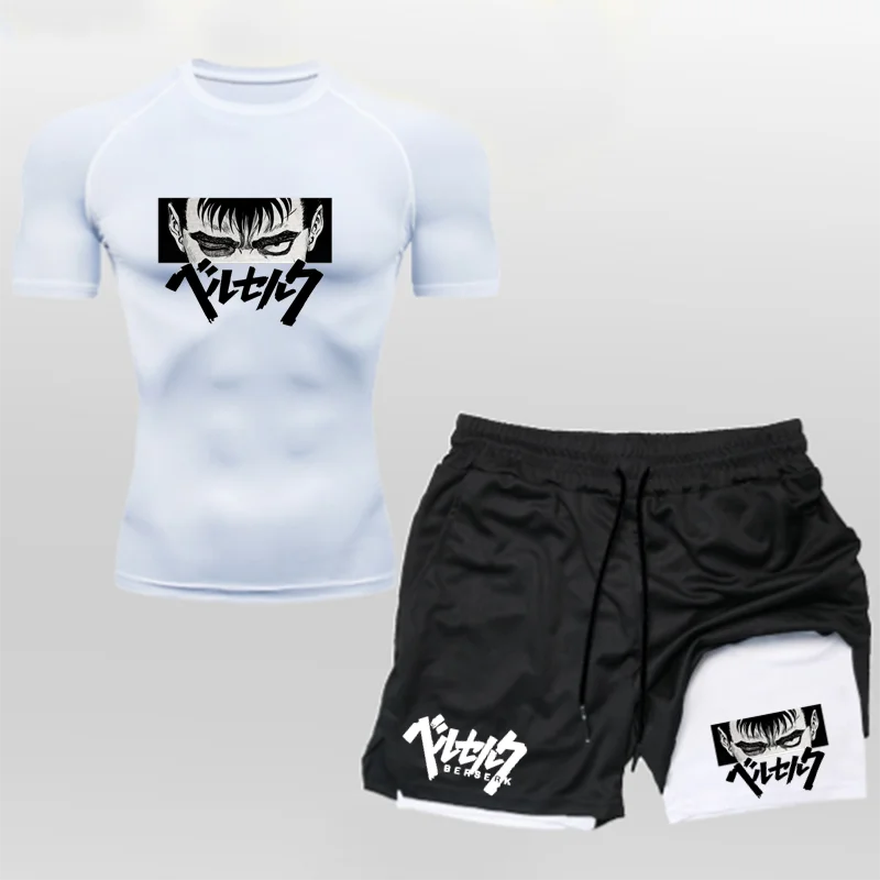 Новые мужские компрессионные спортивные шорты, комплект из 2 предметов, повседневные дышащие спортивные шорты с короткими рукавами, спортивная одежда с принтом, универсальный велосипедный спорт
Новые мужские компрессионные спортивные шорты, комплект из 2 предметов, повседневные дышащие спортивные шорты с короткими рукавами, спортивная одежда с принтом, универсальный велосипедный спорт