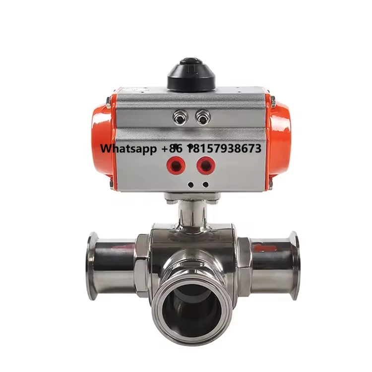 COVNA Pneumatic Control Valve Food Safe Stainless Steel T L Port 4inch Pneumatic Actuator 3 Way Ball Valve Pneumatic Ball Valve
COVNA Pneumatic Control Valve Food Safe Stainless Steel T L Port 4inch Pneumatic Actuator 3 Way Ball Valve Pneumatic Ball Valve