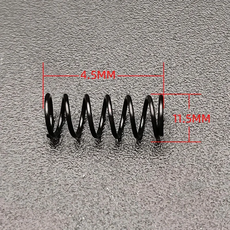 50Pcs Straight Guitar Springs 11.5x4.5mm Spring for Electric Guitar Saddle Adjusting Guitar Bridge Springs Black/Gold/Chrome
50Pcs Straight Guitar Springs 11.5x4.5mm Spring for Electric Guitar Saddle Adjusting Guitar Bridge Springs Black/Gold/Chrome