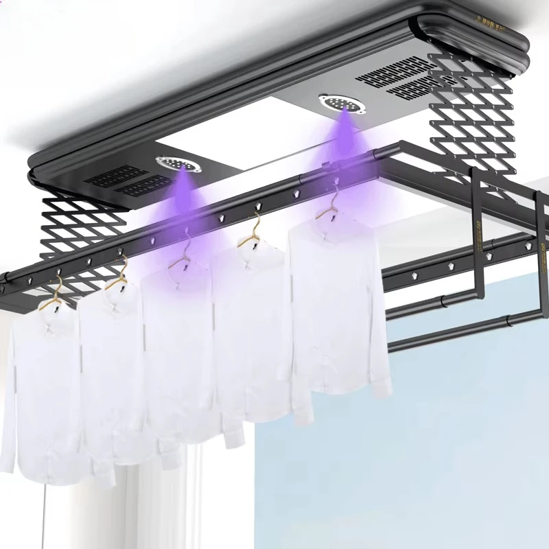 Ceiling Balcony Telescopic Clothes Drying Pole Intelligent Remote Control Automatic Lifting Drying Rack Electric Drying Rack
Ceiling Balcony Telescopic Clothes Drying Pole Intelligent Remote Control Automatic Lifting Drying Rack Electric Drying Rack