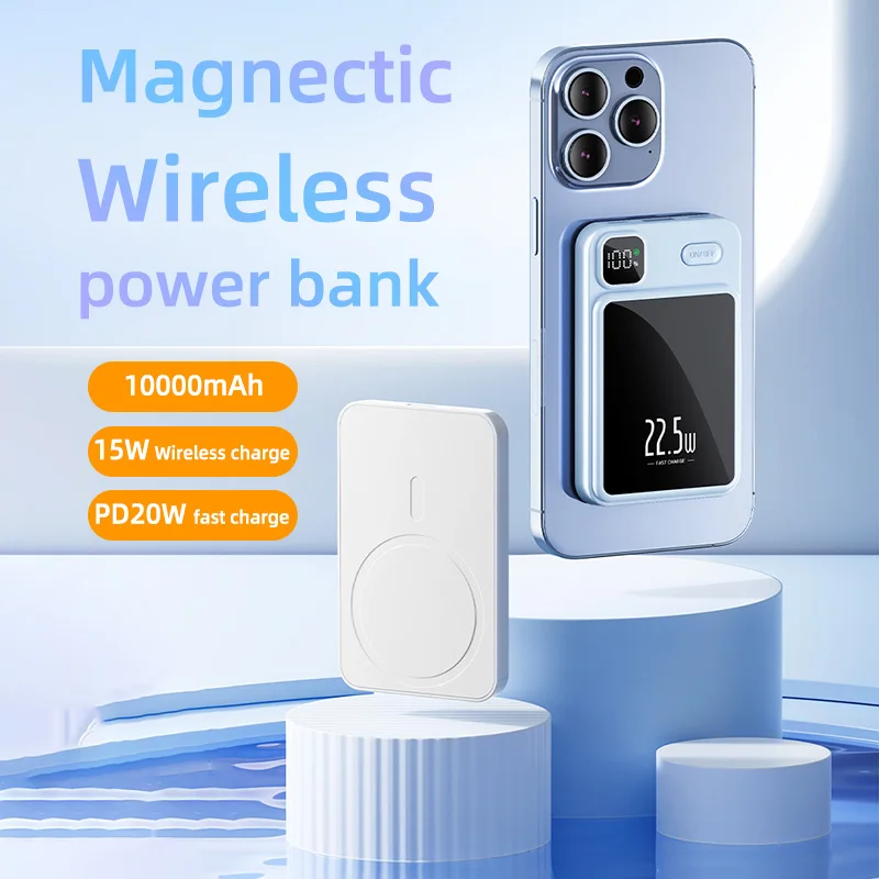 Macsafe Power Bank 10000mAh Wireless Magnectic Portable Power Bank Charger Fast Charging Auxiliary Battery Powerbank For Iphone
Macsafe Power Bank 10000mAh Wireless Magnectic Portable Power Bank Charger Fast Charging Auxiliary Battery Powerbank For Iphone