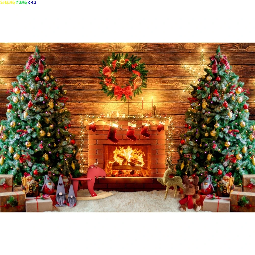 Christmas Backdrop Xmas Trees Fireplace Santa Window Family Party Baby Portrait Photography Background Decor Photo Studio
Christmas Backdrop Xmas Trees Fireplace Santa Window Family Party Baby Portrait Photography Background Decor Photo Studio