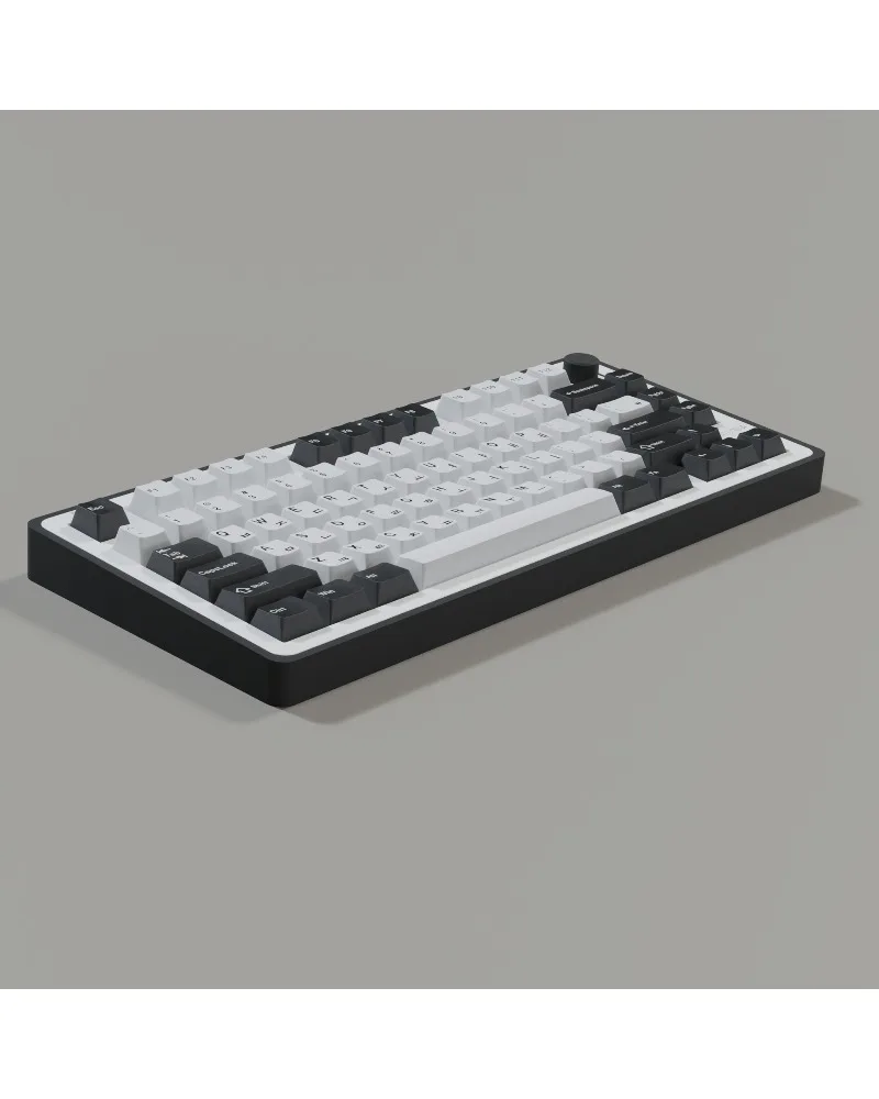 Korean two-color injection molding black and white keycaps Original factory height Boxed Pbt material Full set of mechanical key
Korean two-color injection molding black and white keycaps Original factory height Boxed Pbt material Full set of mechanical key