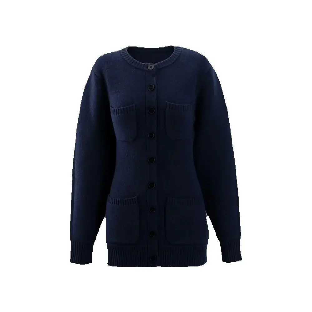 Women's 100% Wool Single-Breasted Cardigan Long-Sleeved Pocket-Detailed Knit Sweater Elegant Commuter Style for Spring 2026 Y2k
Women's 100% Wool Single-Breasted Cardigan Long-Sleeved Pocket-Detailed Knit Sweater Elegant Commuter Style for Spring 2026 Y2k