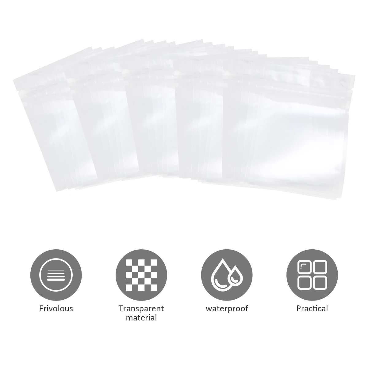 100 Pcs Food Packaging Bag Snack Bags Transparent Pouches Medicine New Material Package
100 Pcs Food Packaging Bag Snack Bags Transparent Pouches Medicine New Material Package