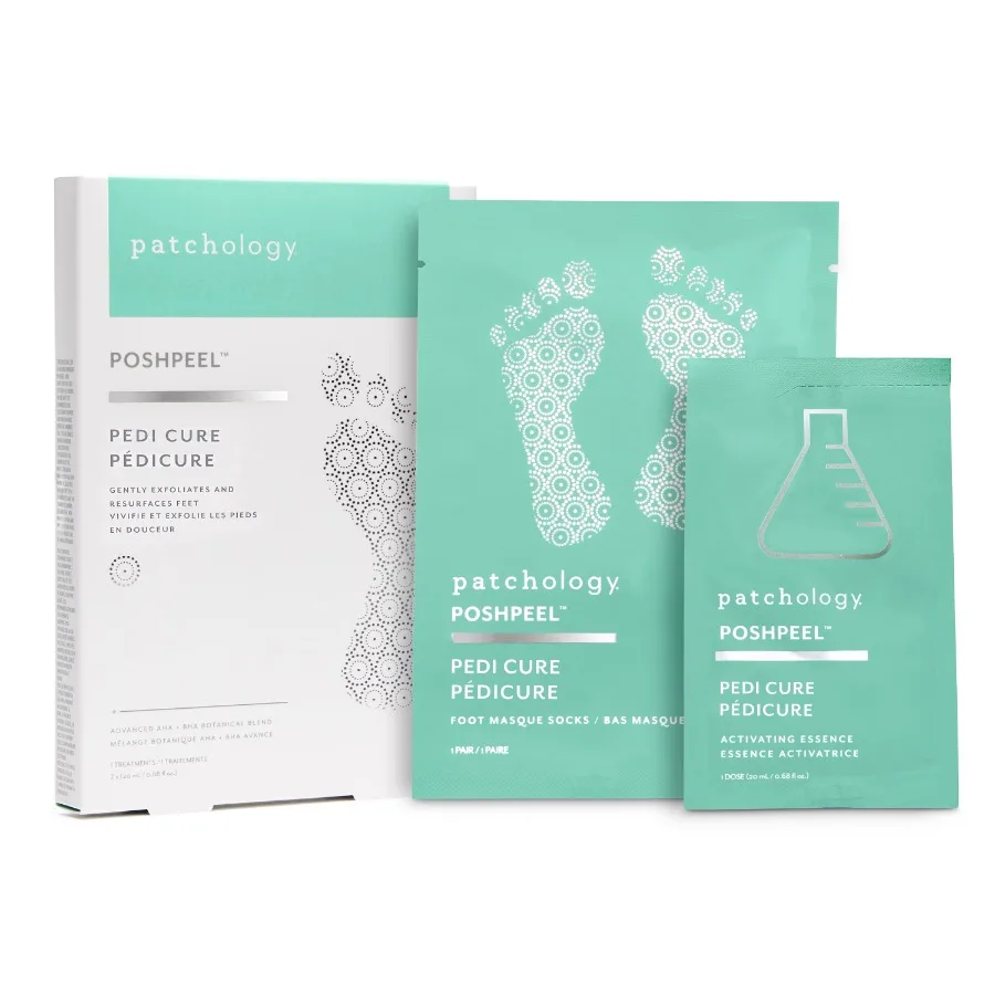 Posh Pedi Cure Отшелушивающая маска для ног для сухих грубых ног Усовершенствованное увлажняющее и отшелушивающее средство для ежедневного использования
Posh Pedi Cure Отшелушивающая маска для ног для сухих грубых ног Усовершенствованное увлажняющее и отшелушивающее средство для ежедневного использования