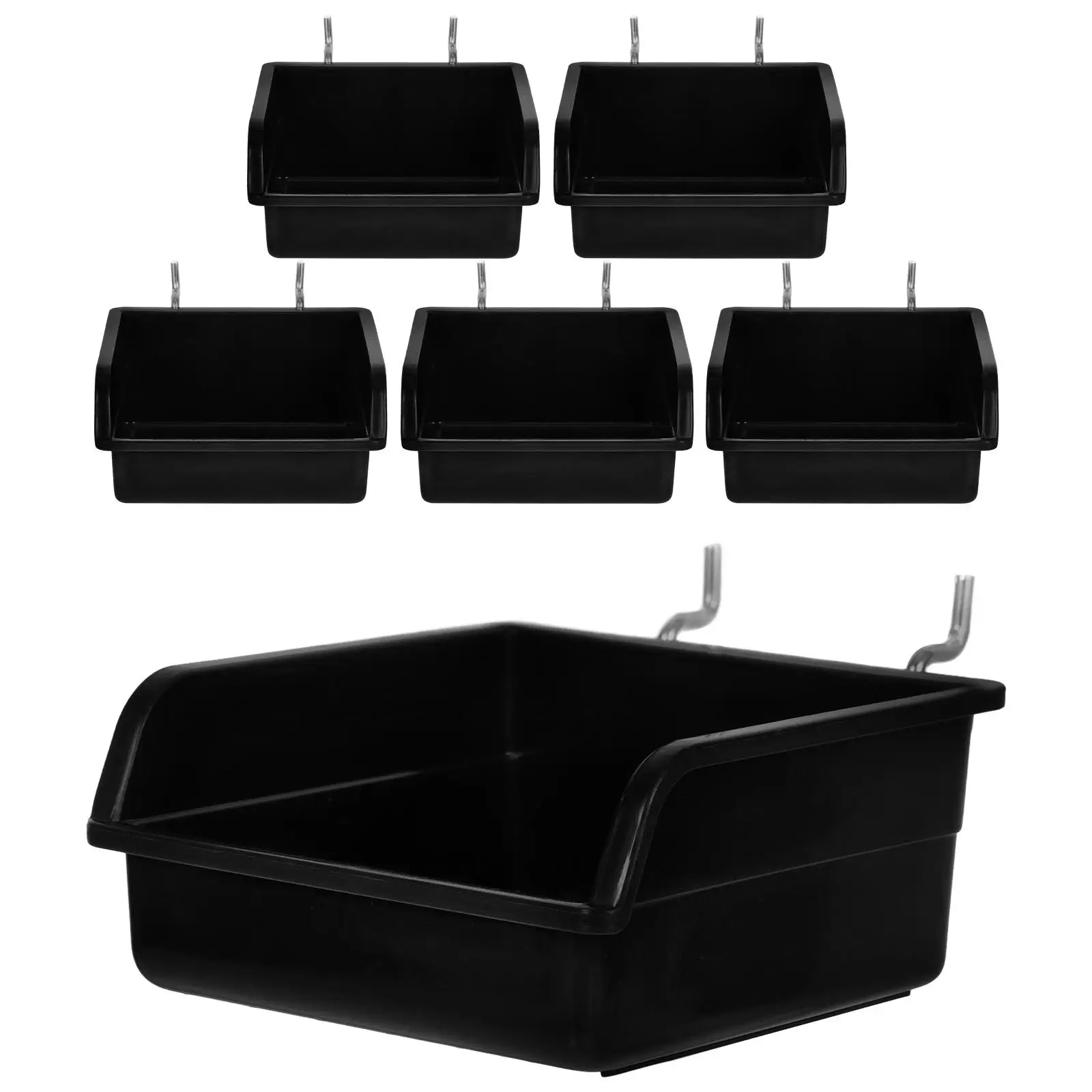 6 Sets Parts Storage Box Garage Baskets Bin Cabinet Pegboard Hooks Organizer Hanging for Organizing Bins Craft
6 Sets Parts Storage Box Garage Baskets Bin Cabinet Pegboard Hooks Organizer Hanging for Organizing Bins Craft