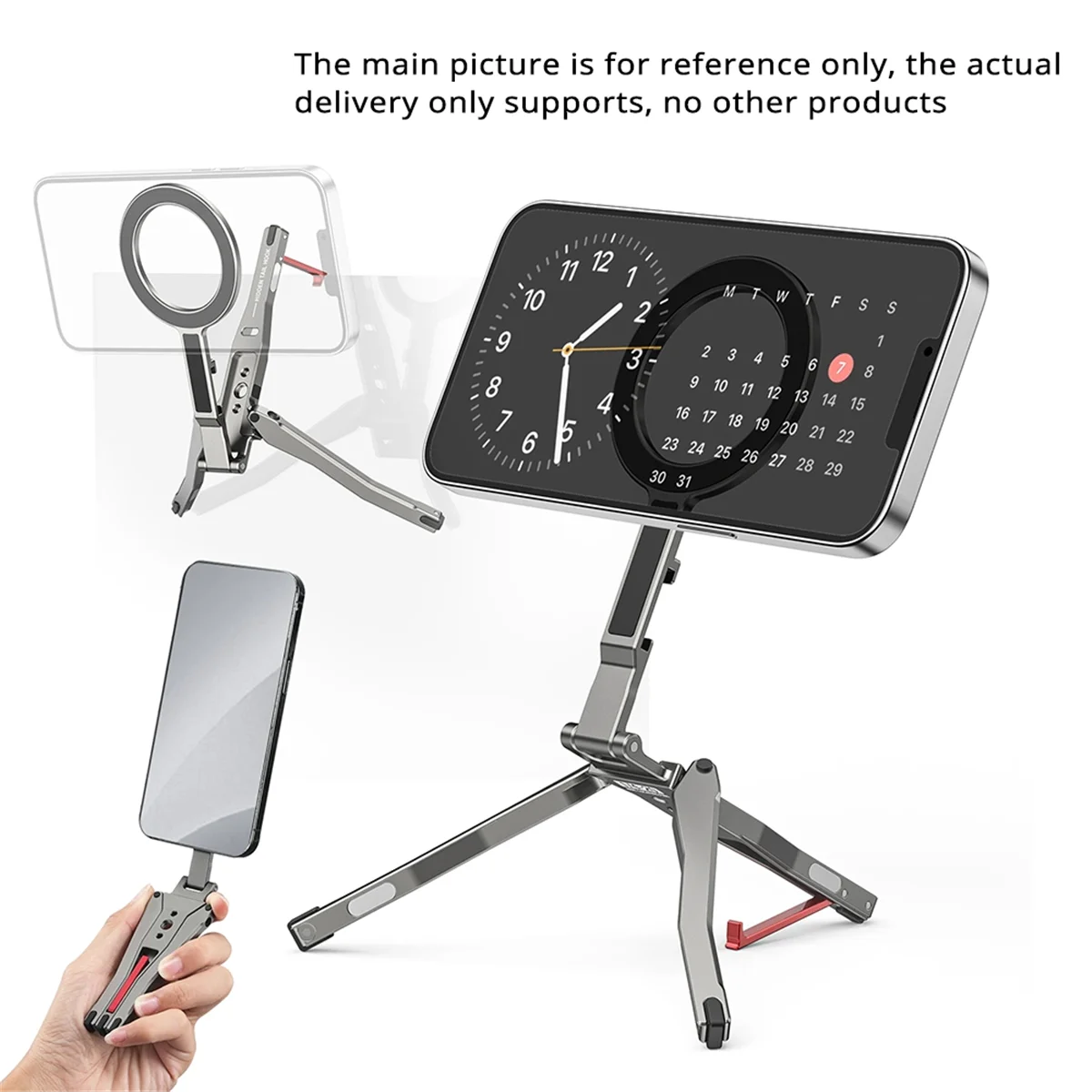Metal Magnetic Stand Magnetic Pocket Phone Tripod Holder with Hook Foldable Phone Holder Strap for Android/-AA78
Metal Magnetic Stand Magnetic Pocket Phone Tripod Holder with Hook Foldable Phone Holder Strap for Android/-AA78